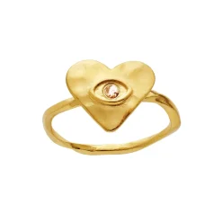 Cassia Ring, Gold Plated, 57
