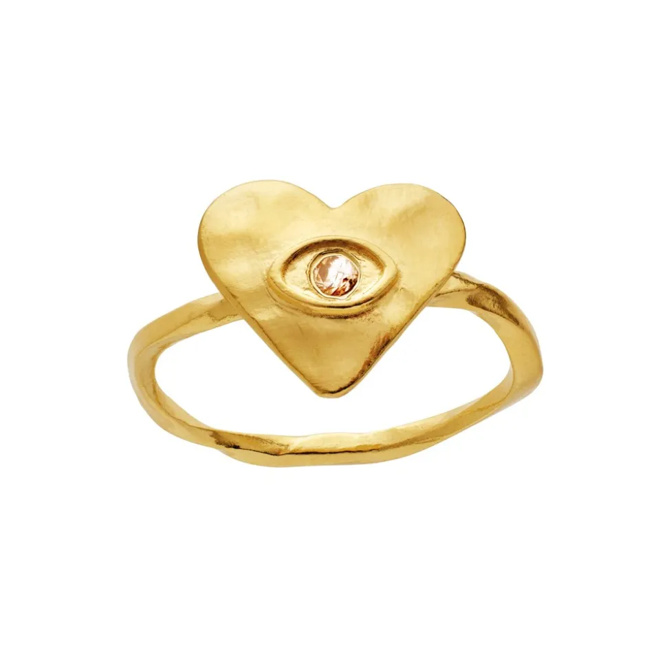 Cassia Ring, Gold Plated, 57