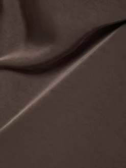 Celinie Heavy Sateen Kjole, Dark Brown, 36