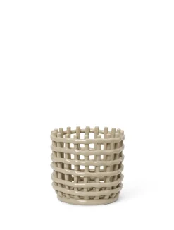Ceramic Basket, Cashmere, Lille