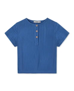 Cha Cha Skjorte, Blue Lolite, 98 cm