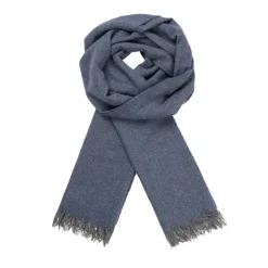 Charles 42 Wool Mix Halstørklæde, Navy