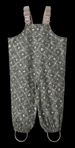 Charlo Baby M. Seler Regnbukser, Forest Lake Checked Flowers, 86 cm