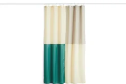 Check Badeforhæng, Grøn, 180x200 cm