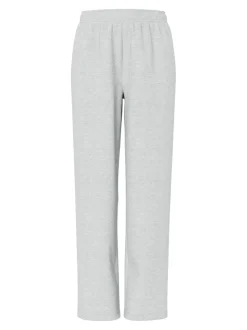 Chilli Straight Sweatpants, Light Grey Melange, L