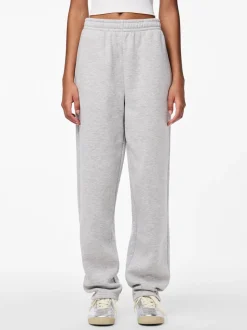 Chilli Straight Sweatpants, Light Grey Melange, L