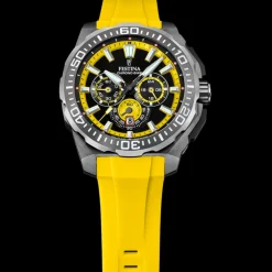 Chrono Bike 20725 Herreur, Yellow/Black, 46 mm