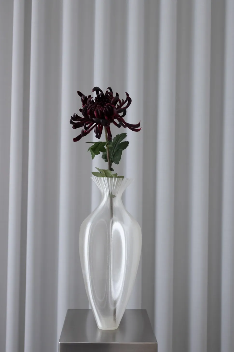 Chrysanthemum Kunstig Blomst, Bordeaux