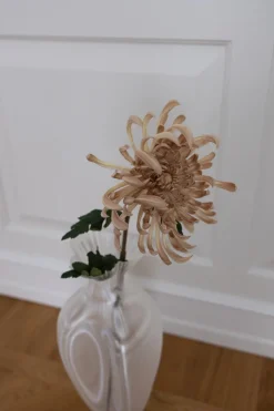 Chrysanthemum Kunstig Blomst, Beige