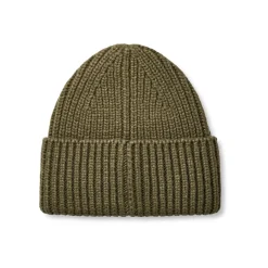 Chunky Rib Beanie, Burnt Olive