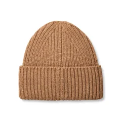 Chunky Rib Beanie, Camel