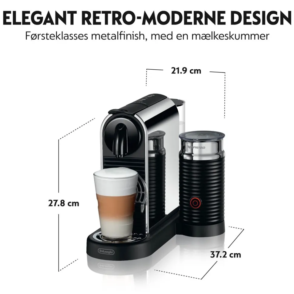 Citiz Platinum&Milk Kaffemaskine, Steel