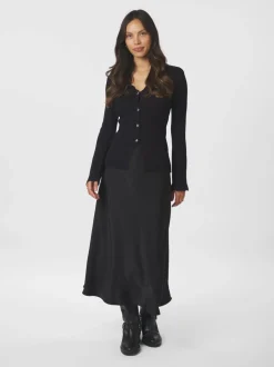 Clara Stitch Knit Bluse, Dark Navy, 38