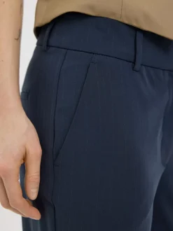 ClaraFV Bukser, Navy Tonal Pin, 31