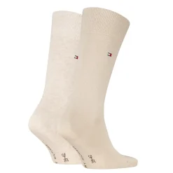 Classic 2-pak Strømper, Sand, 43-46