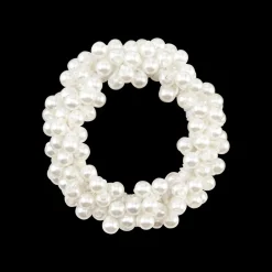 Classic Pearl Hårelastik, White