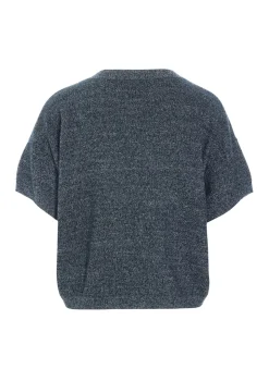 Cloud Cashmere Strikbluse, Salt 'N Pepa, L