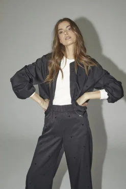 CloverCC Dot Bukser, Black, S