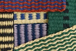 Coco Stripe Wide Dørmåtte, Black/White