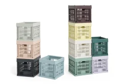 Colour Crate Cube Kasse, Light Yellow