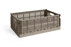 Colour Crate Large Kasse, Warm Grey