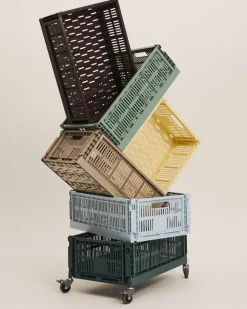 Colour Crate Large Kasse, Warm Grey