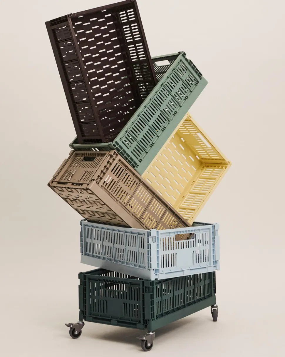 Colour Crate Large Kasse, Warm Grey