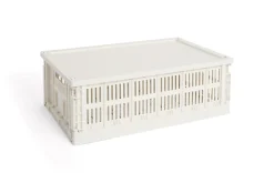 Colour Crate Large Plastiklåg, Offwhite