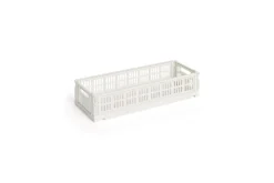 Colour Crate Mini Oblong Kasse, Offwhite