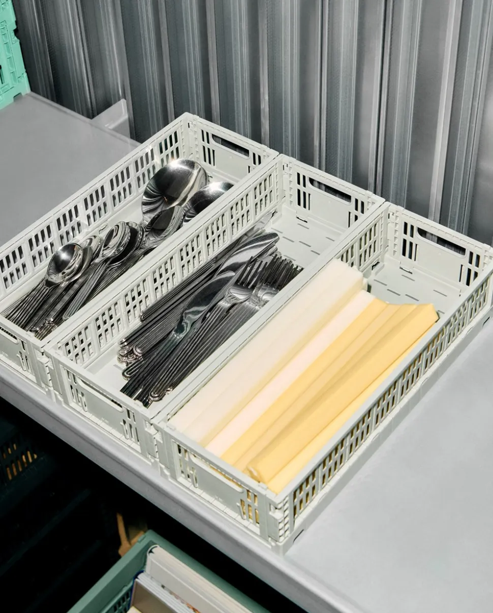 Colour Crate Mini Oblong Kasse, Grey