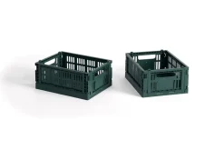 Colour Crate Mini 2-pak Kasse, Dark Green