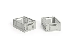 Colour Crate Mini 2-pak Kasse, Grey