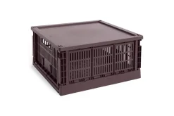 Colour Crate Square Large Plastiklåg, Bordeaux