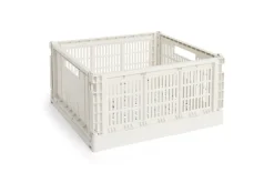 Colour Crate Square Large Kasse, Offwhite