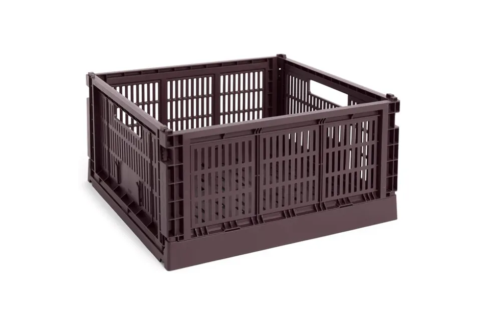 Colour Crate Square Large Kasse, Bordeaux