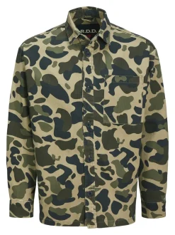 Colter Twill Camo Overshirt, Salute Camo, XXL