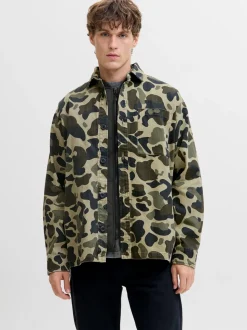 Colter Twill Camo Overshirt, Salute Camo, XXL