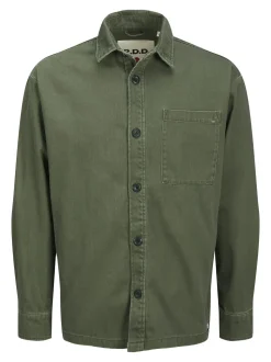 Colter Twill Overshirt, Beetle, L