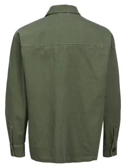 Colter Twill Overshirt, Beetle, L