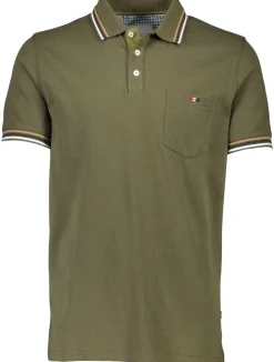 Comfort Fit Polo T-shirt, Dk Army 524, L