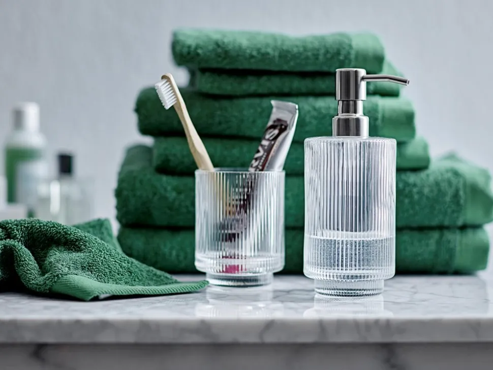 Comfort Organic Håndklæde, Green, 50x100 cm