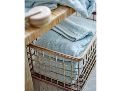 Comfort Organic Håndklæde, Linen Blue, 70x140 cm