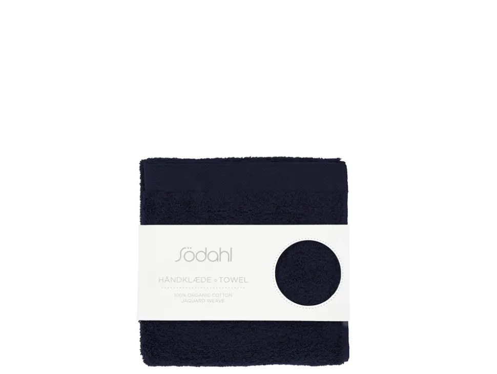 Comfort Organic Håndklæde, Navy Blue, 40x60 cm