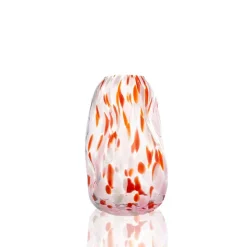 Confetti Squeeze Vase, Mandarin