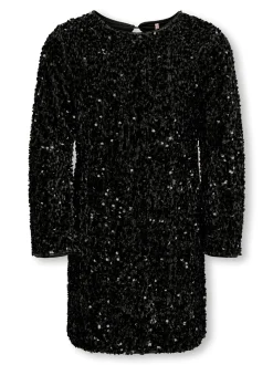 Confidence Kjole, Black, 158-164 cm