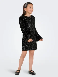 Confidence Kjole, Black, 158-164 cm