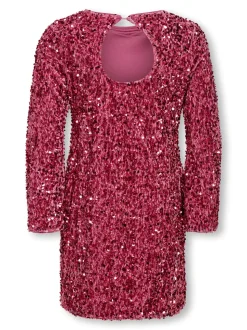 Confidence Kjole, Rose Wine, 158-164 cm