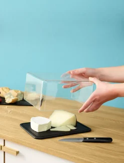 Contain-It Osteboks, Klar/Sort