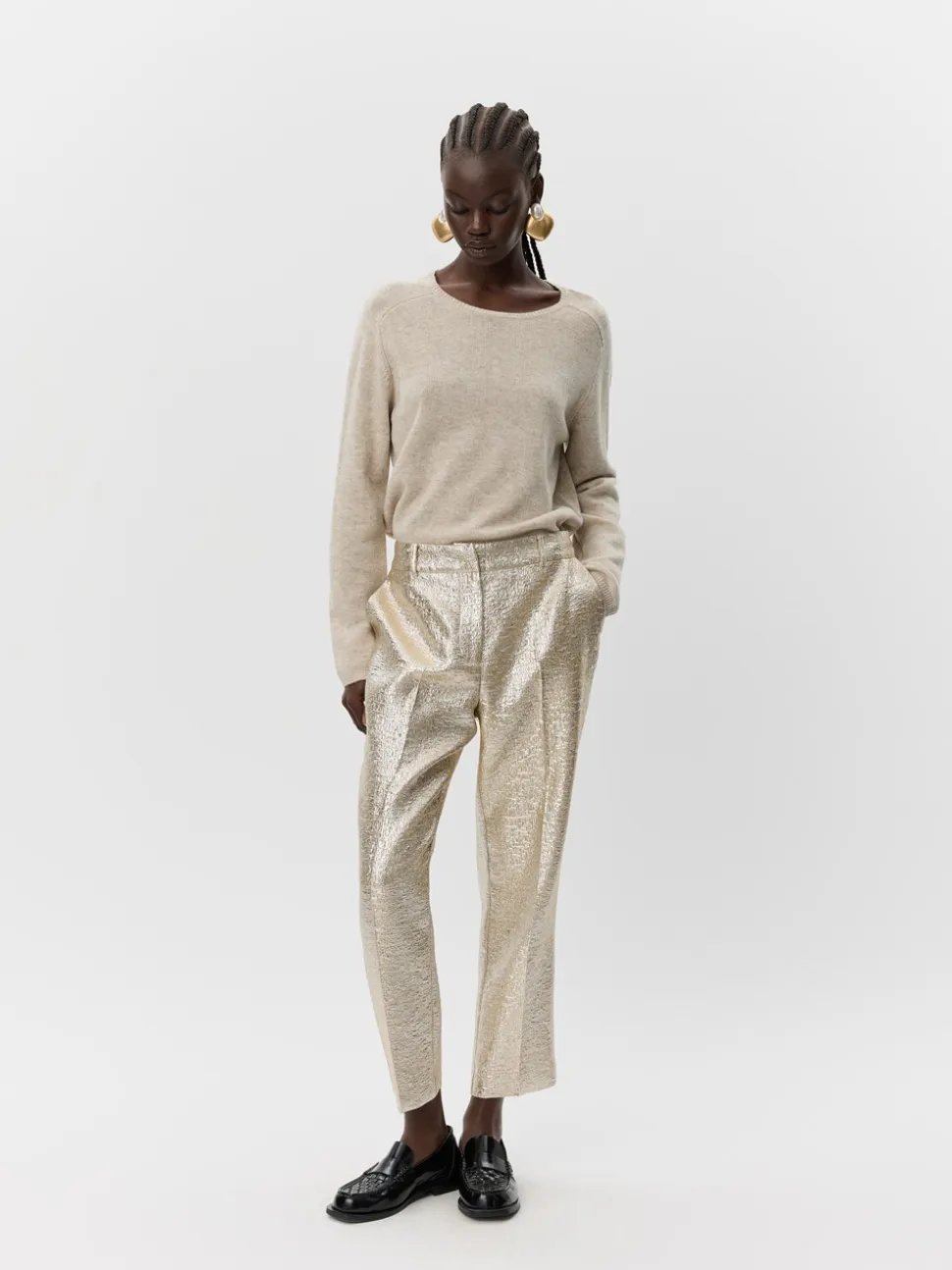 CordeliaSW Bukser, Light Gold, 38