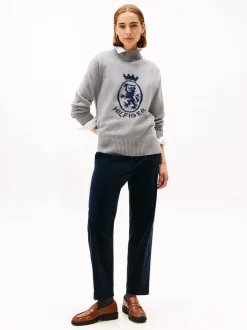 Corduroy Slim Straight Bukser, Dark Night Navy, 38